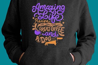 Amazing Life Rwcine Great Coffee Dog Shirt