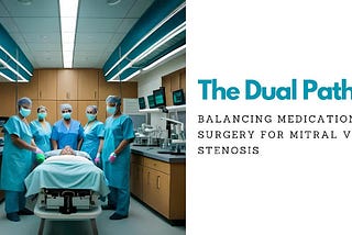 Can mitral valve stenosis be treated with medication alone, or is surgery always necessary?