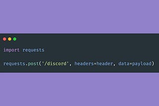 How to send messages in discord through the api with python!