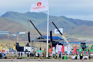 Outdoor Event Speakers at Mongolia’s Power Auto Show