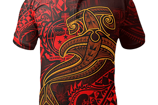 Mens &amp; Womens Samoa Polo Shirt — Red Shark Polynesian Tattoo-193922 #fashions