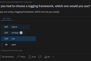 Best Logging Library for Golang