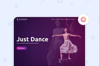 dance studio website design