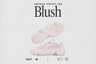 The Adidas Yeezy 500 “Blush” Restocks This Fall Season