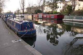 A Canal in Little Venice, London