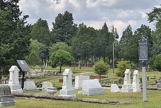 The Grave Site of Mary Phagan, Who Was Murdered at 13 Years of Age