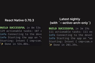 How to speed up your React Native build phase