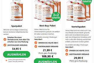 Gewichtsverlust Keto Power Gummies Abnehmvorteile und Preis in DE, AT, CH Offizielle Nachrichten…