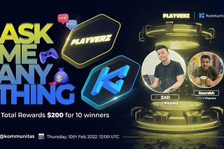 Playverz — AMA Recap (10 Feb 2022)