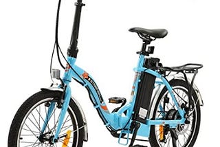 ECOTRIC Step-Through-2 20″ Folding Electric Bicycle Powerful 350W Motor 36V/12.5AH Removable Lithium Battery City Bike Alloy Frame Ebike LED Display — 90% Pre-Assembled, available on Amazon