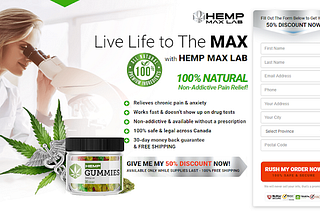 ORDER YOUR Hemp Max Lab Gummies TODAY!