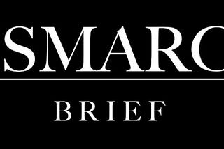 Logo. Black background with “BISMARCK BRIEF” in formal white text.