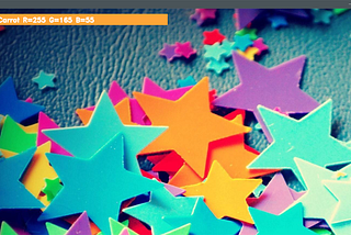 Mini Project : Colour Detection using Pandas & OpenCV