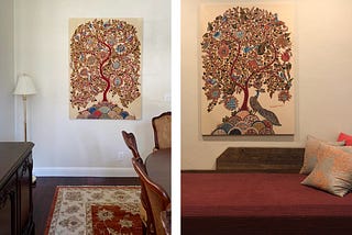 How To Frame Cloth Paintings
