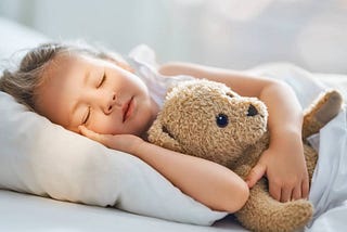 Do you wish your young child would sleep like this?