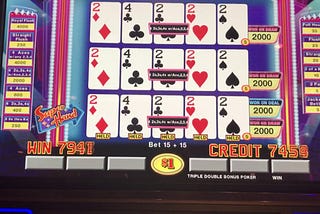 Video Poker Las Vegas Strip