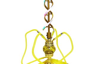 Middle Eastern Style Four-Pipe Aluminum Alloy Hookah Wholesale