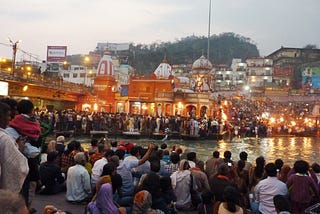 An evening at Har ki Pauri