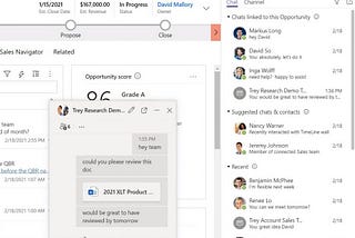 Microsoft announces first-party integration between Microsoft Teams and Dynamics 365 for Chat &…