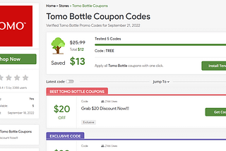 How To Take Advantage Of Tomo Bottle Coupons