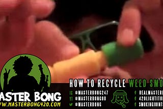 The Bongaloon: Recycle Weed Smoke — MasterBong