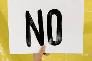 Learn to Say “NO” For a Better Life