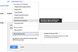 Maximize Conversions Bidding Strategy