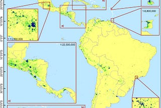 High-resolution gridded population datasets for Latin America and the Caribbean in 2010, 2015, and…