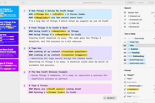 Using iA Presenter for impromptu presentations