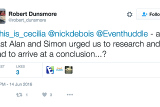 What happens when you pit industry experts against Politicians to debate Brexit?