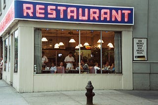An image of Tom’s Diner in New York