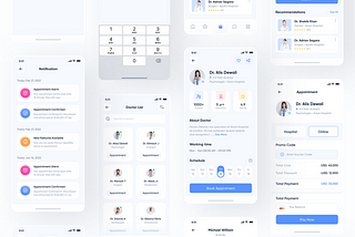 UX Case Study : Doctor Appointment App