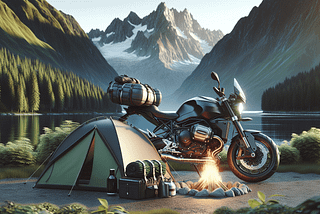 Camping On A Motorcycle