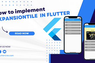 How to implement ExpansionTile  in Flutter?