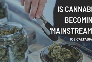 Is Cannabis Becoming ‘Mainstream’? | Joe Caltabiano | Entrepreneurship