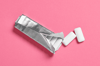 This image is about exploring the benefits of chewing gum