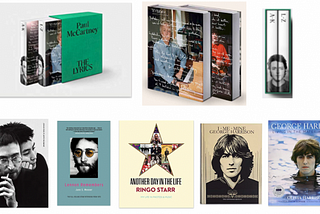 THE BEATLES — and the enormous amount of books published about them…