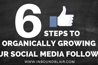 6 Steps to Organically Growing Your Social Media Following