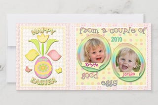 Easter Personalized Photo Card
