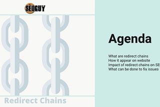 Redirect chains and its impact on SEO — TheSEOGuy