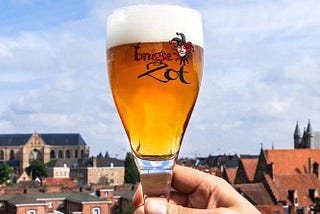 Cerveza belga Brugse Zot (Brujas)