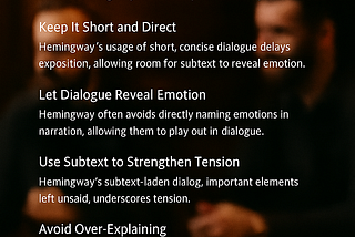 Learn from Ernest Hemingway’s Dialogue