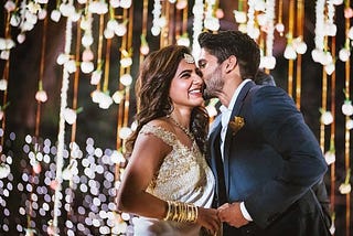 Recently Engaged Samantha Prabhu Got Her Love Story Embroidered On Her Saree