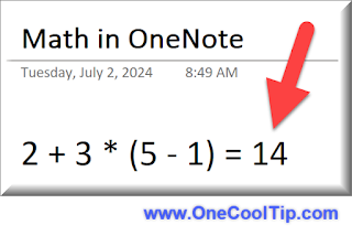 Math: OneNote’s Hidden Superpower