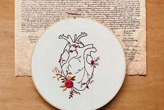 Embroidery ｜When Botanic Art Meets Human Anatomy
