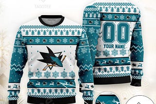San Jose Sharks Ugly Christmas Sweater: Chomp into the Holidays