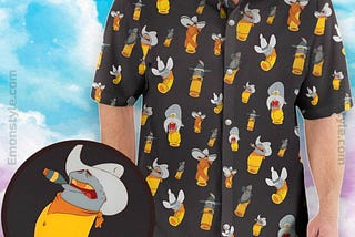 Retro Toon Vibe: Roger Rabbit Hawaiian Shirt for Cartoon Enthusiasts