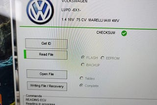 Foxflash Read and Write VW Lupo Marelli IAW 4MV