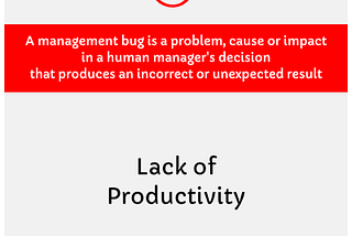 What if… Productivity is ignored?