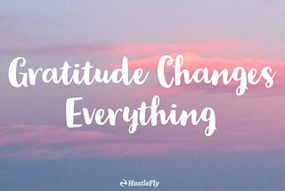 Attitude Of Gratitude!